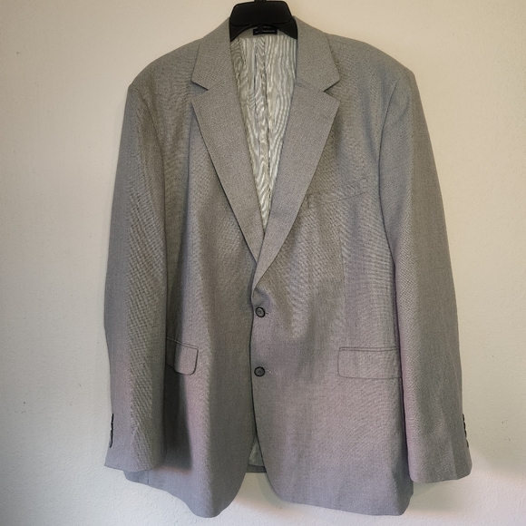 Stafford Essentials 48L Gray Blazer - Picture 1 of 7